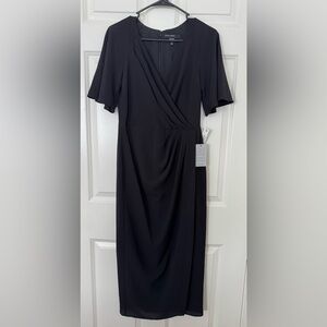 Maggy London Black Midi Dress